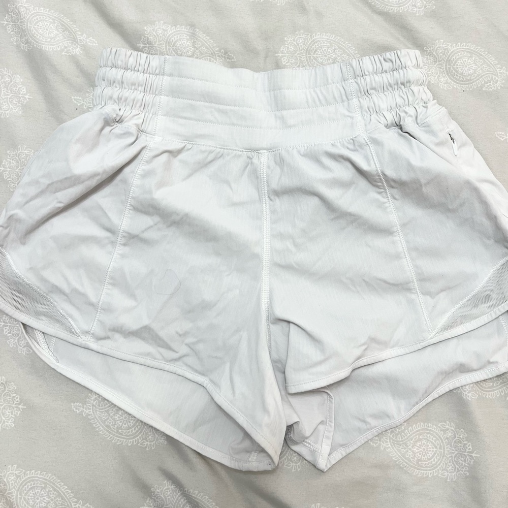 White Lululemon Shorts